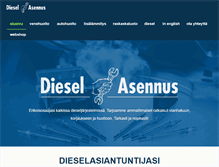 Tablet Screenshot of dieselasennus.fi